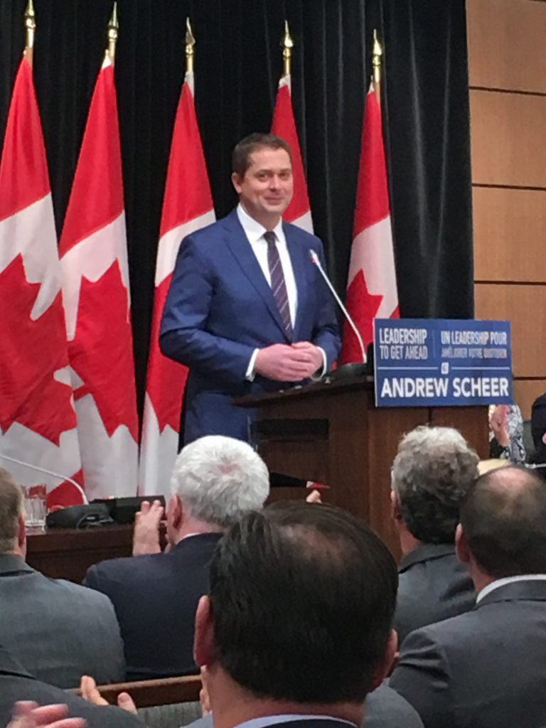 ANDREW SCHEER ADDRESSED OUR CANDIDATES IN THE UPCOMING ELECTION AT OUR ELECTION READINESS SESSIONS IN OTTAWA