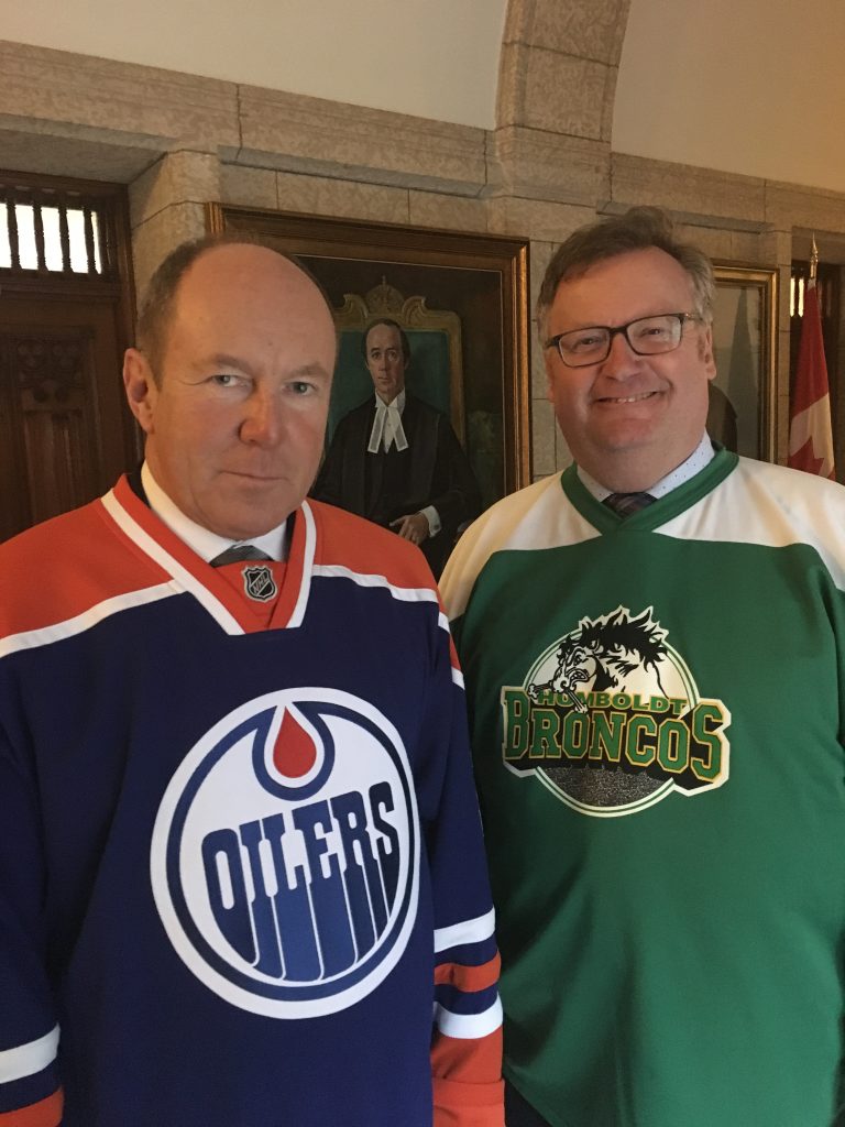 KERRY DIOTTE, MP EDMONTON GREISBACH SUPPORTING THE BRONCOS