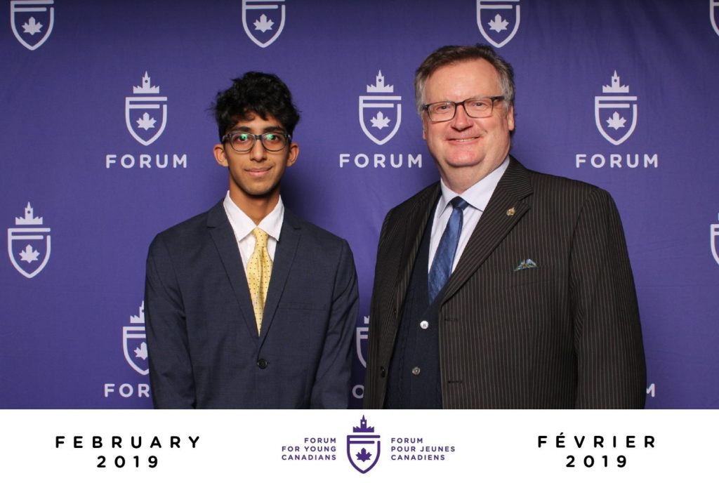 FORUM FOR YOUNG CANADIANS IN OTTAWA-MUHAMMAD PATEL FROM SASKATOON-GRASSWOOD ATTENDED